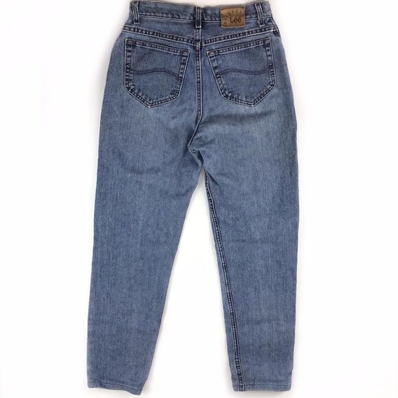 Vintage Lee jeans womens 10 USA 80s 90s structured denim high rise western rodeo - Picture 1 of 12